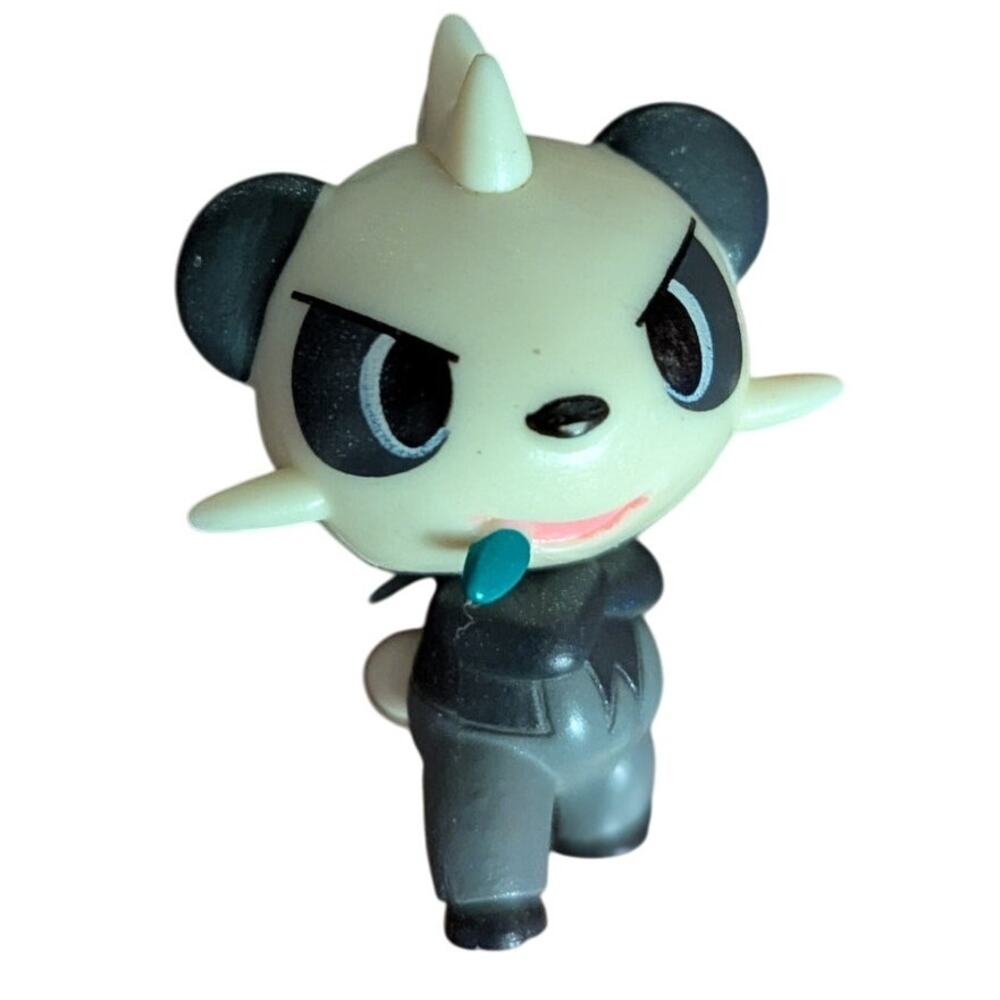 2019 WCT Pokemon Pancham Shiny Glitter Action Figure Toy Panda
